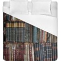 Pile Of Books Photo Of Assorted Book Lot Backyard Antique Store Duvet Cover (King Size) View1