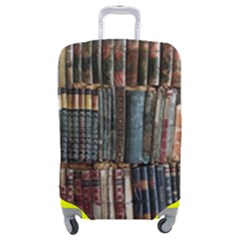Pile Of Books Photo Of Assorted Book Lot Backyard Antique Store Luggage Cover (Medium)