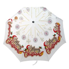 Merry Christmas  Folding Umbrellas by bego
