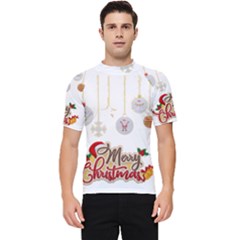 Merry Christmas  Men s Short Sleeve Rash Guard by bego