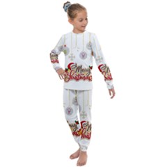 Merry Christmas  Kids  Long Sleeve Set  by bego