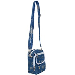 Asian Seamless Galaxy Pattern Shoulder Strap Belt Bag by Cemarart