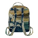 Sea Asia Waves Japanese Art The Great Wave Off Kanagawa Flap Pocket Backpack (Small) View3