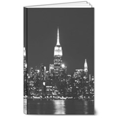 Photography Of Buildings New York City  Nyc Skyline 8  X 10  Softcover Notebook by Cemarart