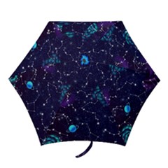 Realistic Night Sky With Constellations Mini Folding Umbrellas