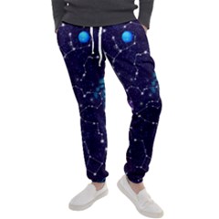 Realistic Night Sky With Constellations Men s Jogger Sweatpants