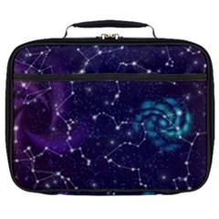 Realistic Night Sky With Constellations Full Print Lunch Bag