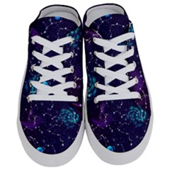 Realistic Night Sky With Constellations Half Slippers