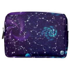 Realistic Night Sky With Constellations Make Up Pouch (Medium)