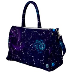 Realistic Night Sky With Constellations Duffel Travel Bag