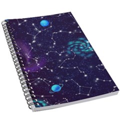 Realistic Night Sky With Constellations 5 5  X 8 5  Notebook by Cemarart