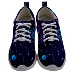 Realistic Night Sky With Constellations Mens Athletic Shoes