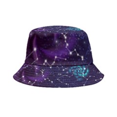 Realistic Night Sky With Constellations Inside Out Bucket Hat
