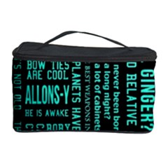 Tardis Doctor Who Technology Number Communication Cosmetic Storage Case