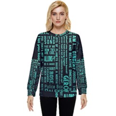 Tardis Doctor Who Technology Number Communication Hidden Pocket Sweatshirt by Cemarart