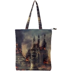 Braunschweig City Lower Saxony Double Zip Up Tote Bag by Cemarart