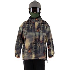 Braunschweig City Lower Saxony Men s Ski And Snowboard Waterproof Breathable Jacket by Cemarart