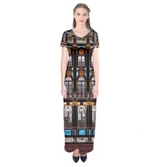 Catherine Spalace St Petersburg Short Sleeve Maxi Dress