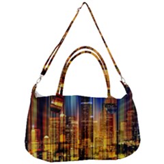 Skyline Light Rays Gloss Upgrade Removable Strap Handbag by Cemarart