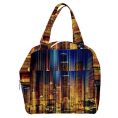 Skyline Light Rays Gloss Upgrade Boxy Hand Bag by Cemarart