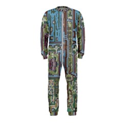 Arcade Game Retro Pattern Onepiece Jumpsuit (kids)