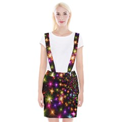 Star Colorful Christmas Xmas Abstract Braces Suspender Skirt