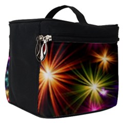 Star Colorful Christmas Xmas Abstract Make Up Travel Bag (small)