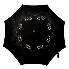 Black Cat Face Hook Handle Umbrellas (small)