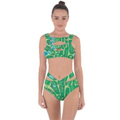 Golf Course Par Golf Course Green Bandaged Up Bikini Set  by Cemarart