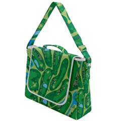 Golf Course Par Golf Course Green Box Up Messenger Bag by Cemarart