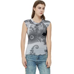 Males Mandelbrot Abstract Almond Bread Women s Raglan Cap Sleeve T-shirt by Cemarart