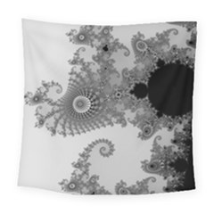 Males Mandelbrot Abstract Almond Bread Square Tapestry (large) by Cemarart