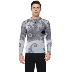 Males Mandelbrot Abstract Almond Bread Men s Long Sleeve Rash Guard by Cemarart