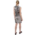 Males Mandelbrot Abstract Almond Bread Sleeveless Shirt Dress View2