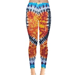 Tie Dye Peace Sign Everyday Leggings 