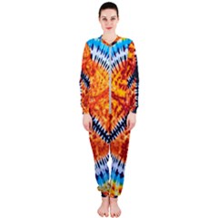 Tie Dye Peace Sign OnePiece Jumpsuit (Ladies)