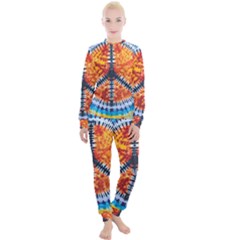 Tie Dye Peace Sign Women s Lounge Set