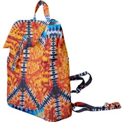 Tie Dye Peace Sign Buckle Everyday Backpack