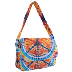 Tie Dye Peace Sign Courier Bag