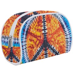 Tie Dye Peace Sign Make Up Case (Large)