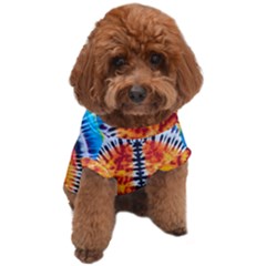 Tie Dye Peace Sign Dog T-Shirt