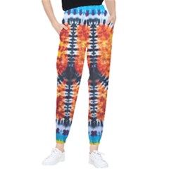 Tie Dye Peace Sign Women s Tapered Pants