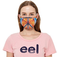 Tie Dye Peace Sign Cloth Face Mask (Adult)