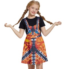 Tie Dye Peace Sign Kids  Apron Dress