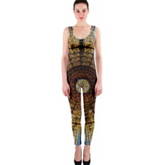 Barcelona Stained Glass Window One Piece Catsuit