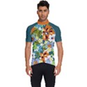 Floral Men s Short Sleeve Cycling Jersey View1