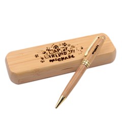 Personalized Happy Birthday - Alderwood Pen Set