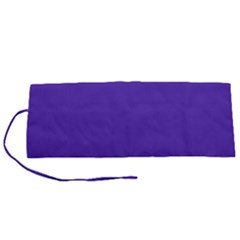 Ultra Violet Purple Roll Up Canvas Pencil Holder (s) by bruzer