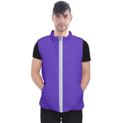 Ultra Violet Purple Men s Puffer Vest by bruzer