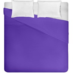 Ultra Violet Purple Duvet Cover Double Side (king Size)